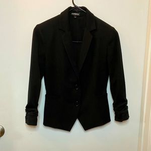 Express Women’s Size XS Cropped Black Blazer